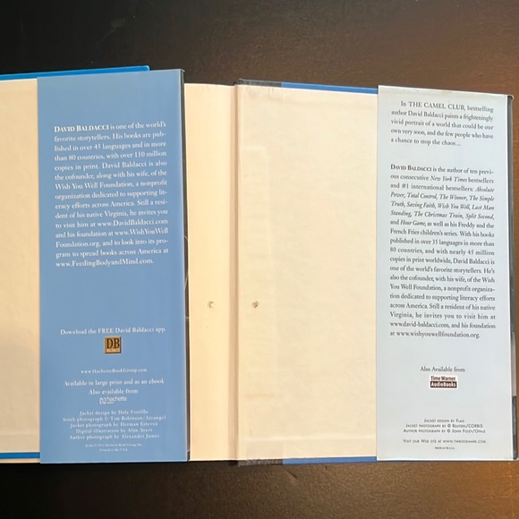 David Balducci hardcovers: The Forgotten & The Camel Club-excellent condition - Picture 4 of 11